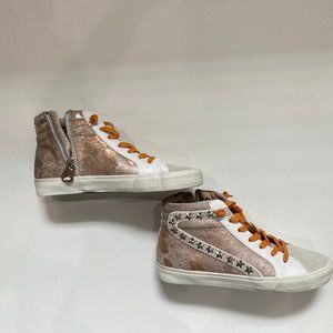 NEW Vintage Havana Rose Gold High Tops Size 7.5